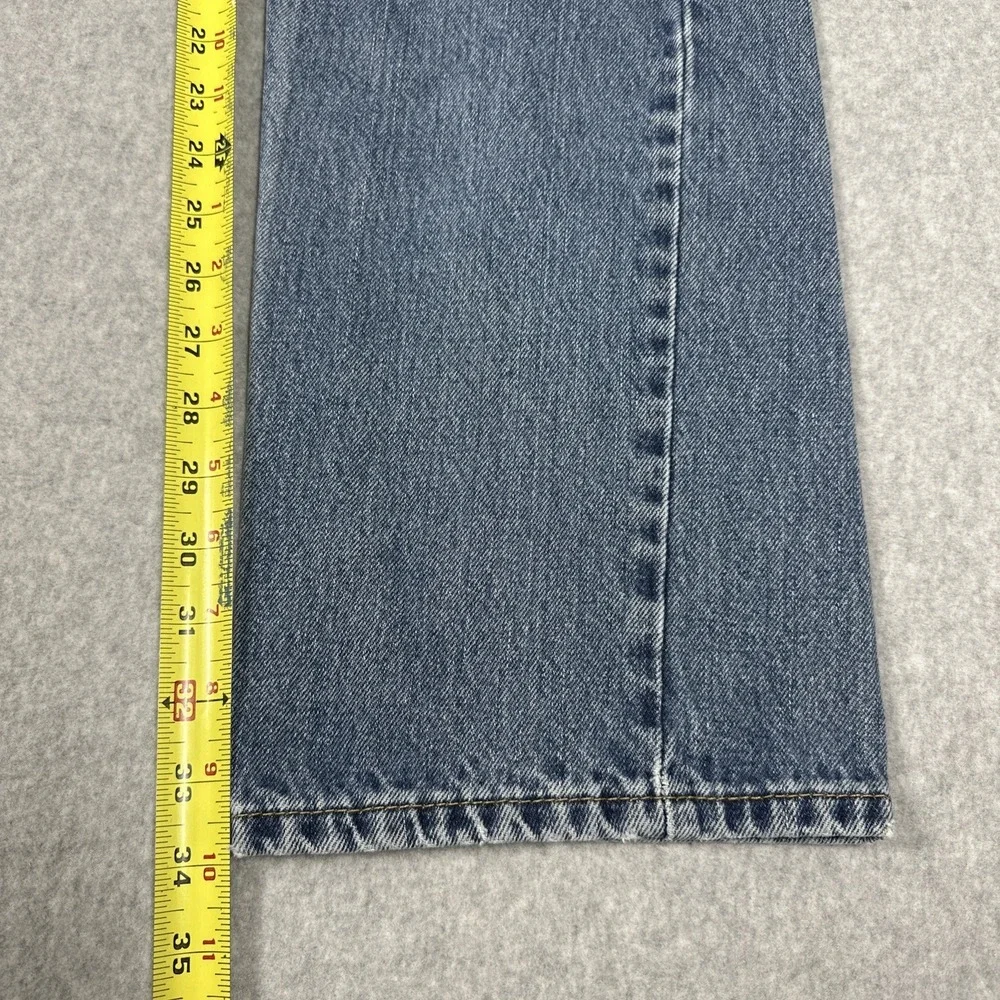 Levis 505 Regular Fit Straight Leg Jeans Y2K Men's 33x34 Medium‎ Wash Denim